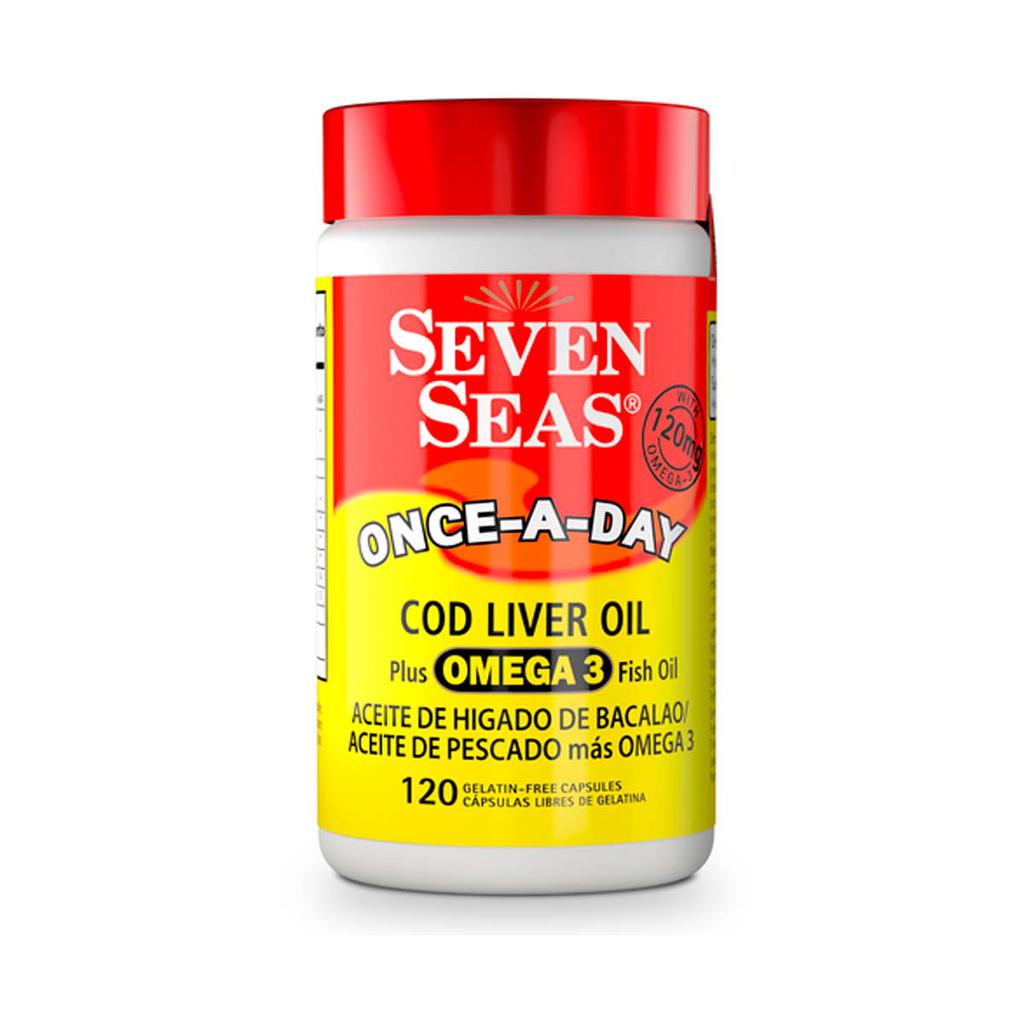 Seven Seas Omega 3 Pure Cod Liver Oil 120 Tablets