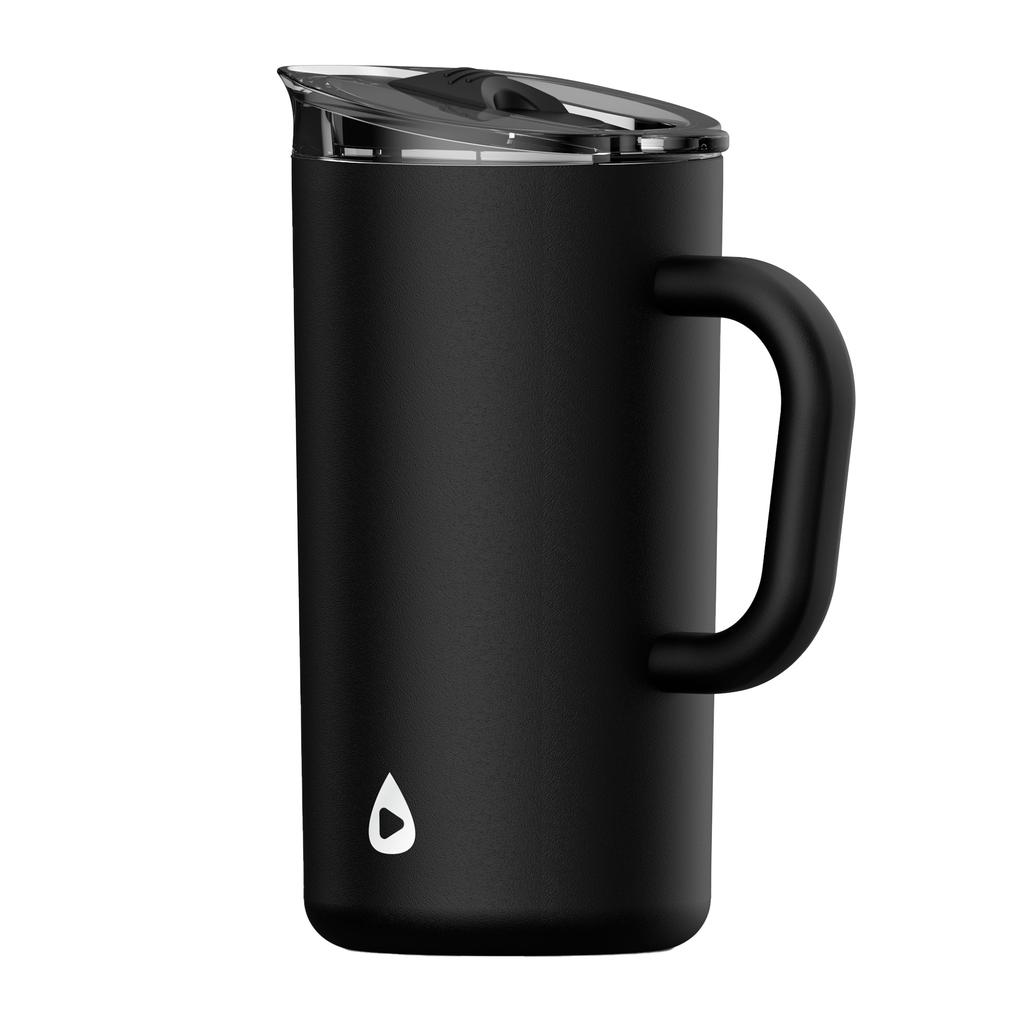 Refreshed Stainless Steel Pitcher with Handle and Lid 1.98 L / 66.95 oz