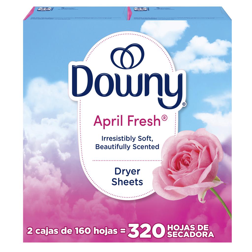 Downy Hojas para Secadora April Fresh Aroma Floral 2 Unidades / 160 Hojas