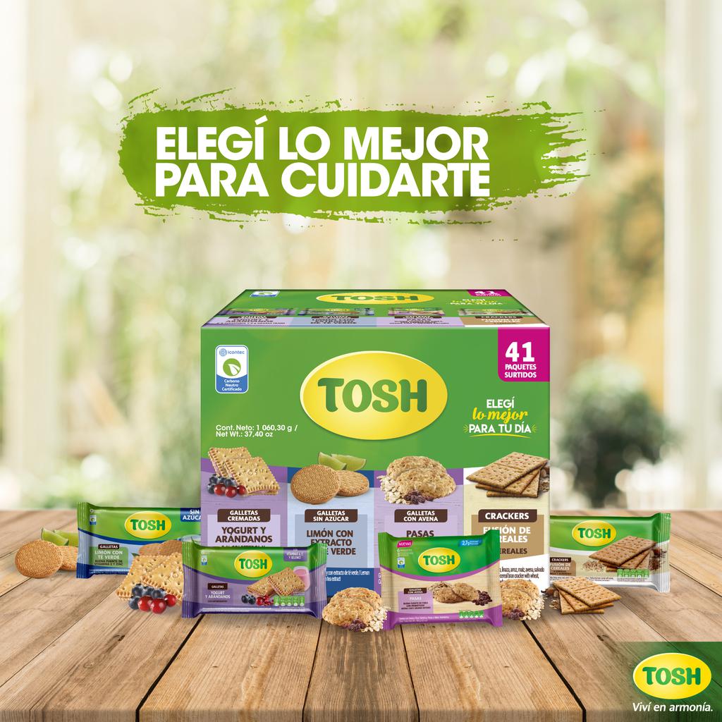 Tosh Assorted Flavor Cookies 41 Units Cookies | PriceSmart | Colombia