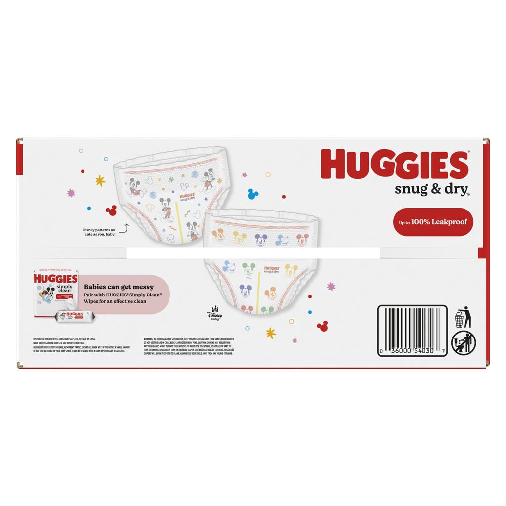 Huggies Supreme Etapa Pañales Premium Rascals Etapa Unisex 128