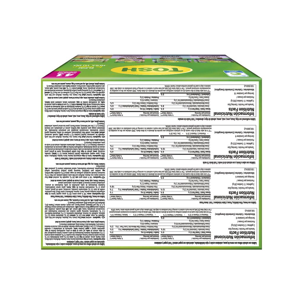 Tosh Assorted Flavor Cookies 41 Units Cookies | PriceSmart | Costa