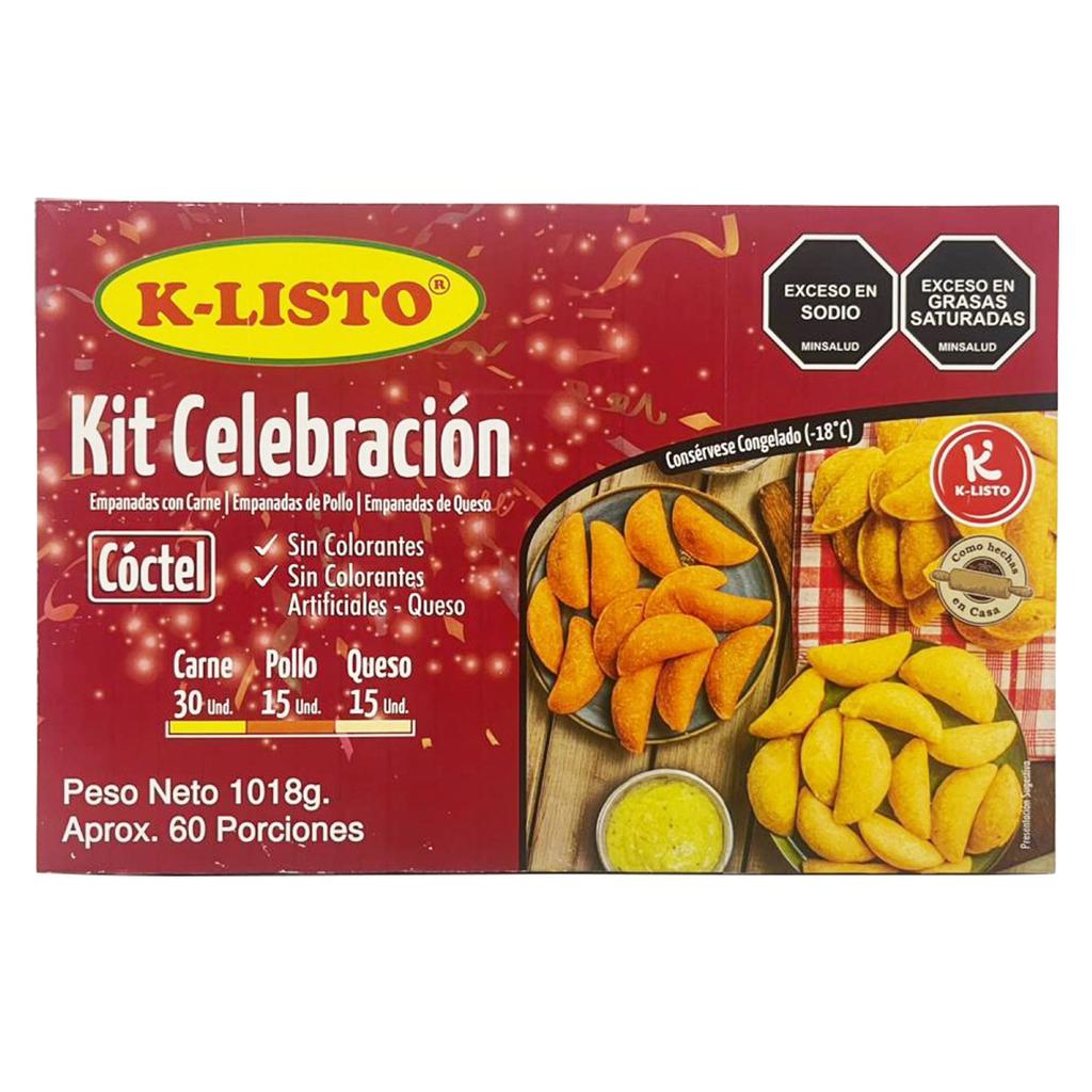 K-Listo Empanadas Mix 1.01 kg / 2.2 lb