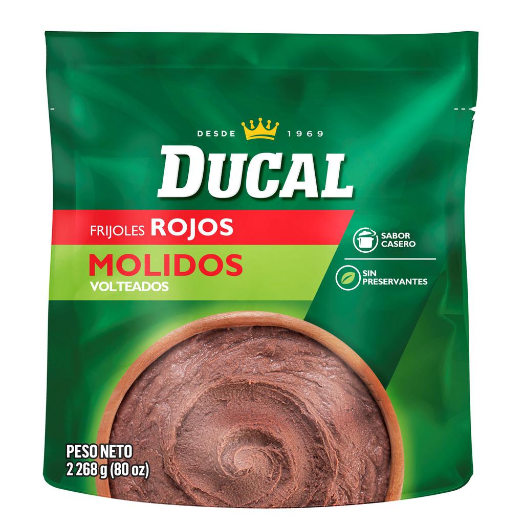Ducal Ground Red Refried Beans Homemade Flavor 2.27 kg / 80 oz
