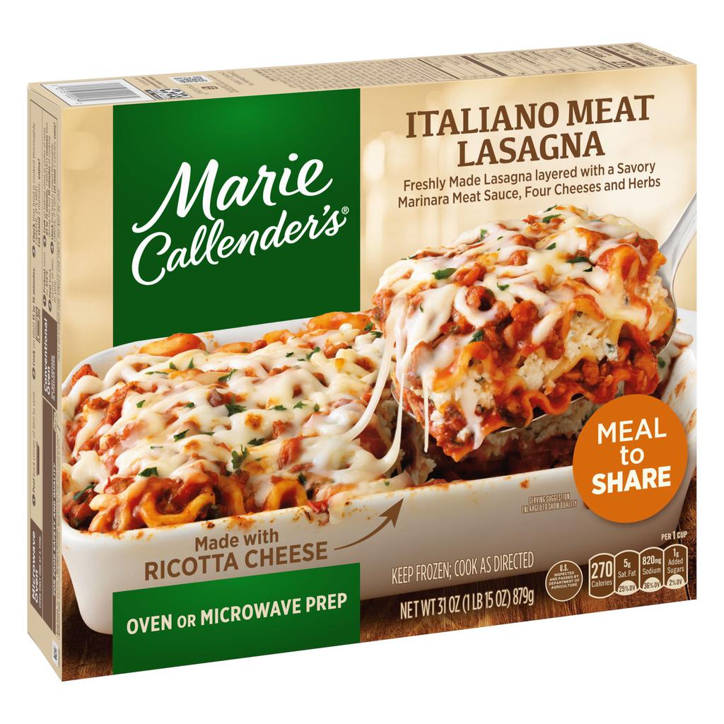 Marie Callender's Italian Meat Lasagna 879 g / 1.94 lb