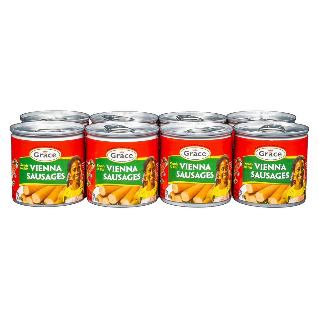 Grace Regular Vienna Sausages in Can 8 Units / 140 g / 4.9 oz