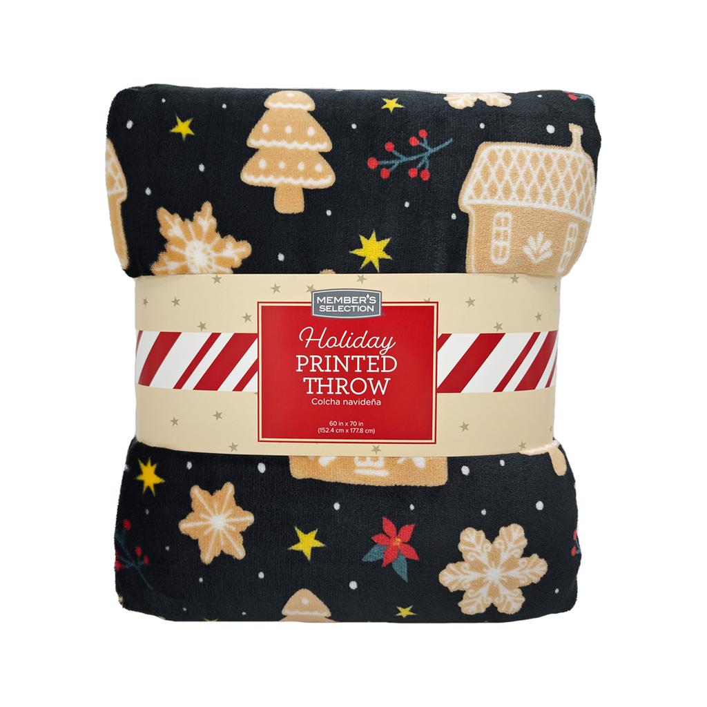 Member's Selection Christmas Print Blanket 152 cm x 177 cm / 60" x 70"