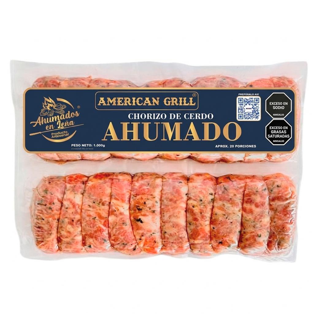 E & M Gourmet Chorizo de Cerdo Ahumado Fresco Empacado al Vacío 1 kg / 2.2 lb