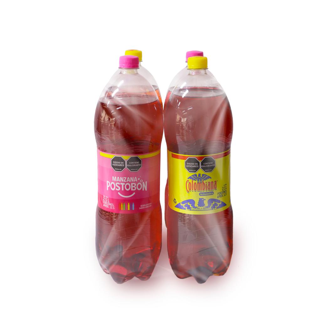 Postobon Gaseosa Surtida 4 Unidades / 2.5 L / 84.5 oz