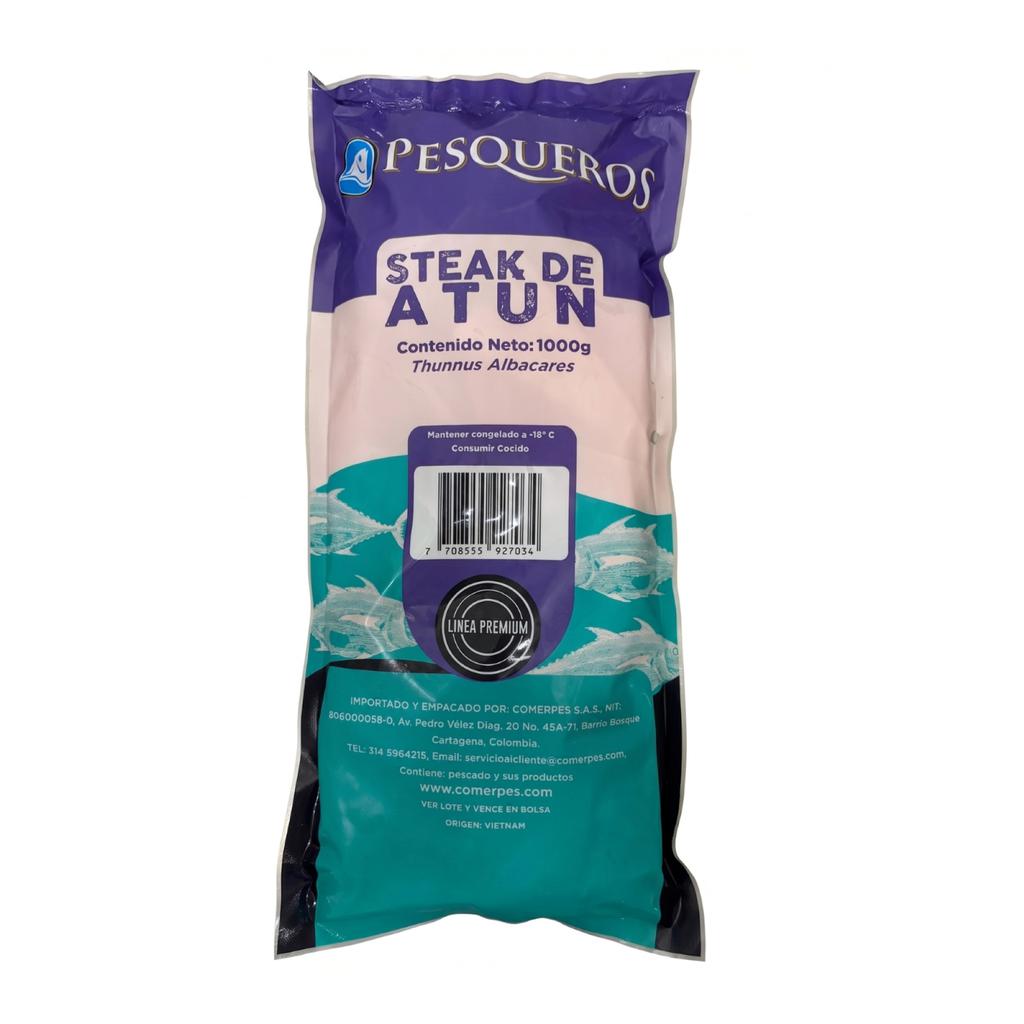Pesqueros steak de Atún Bolsa Congelado 1 kg / 2.2 lb