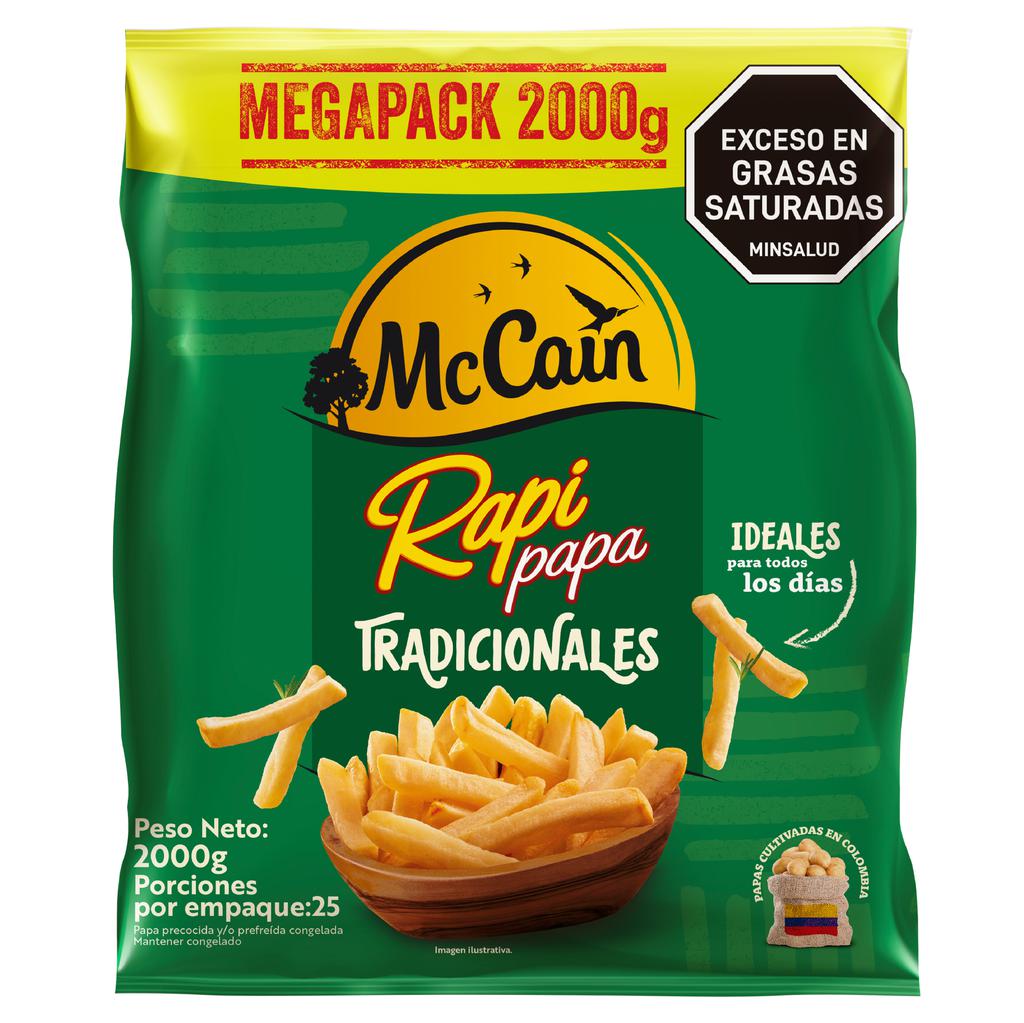 McCain Rapi Papa Francesa 13x13 / 2 kg / 4.4 lb Verduras