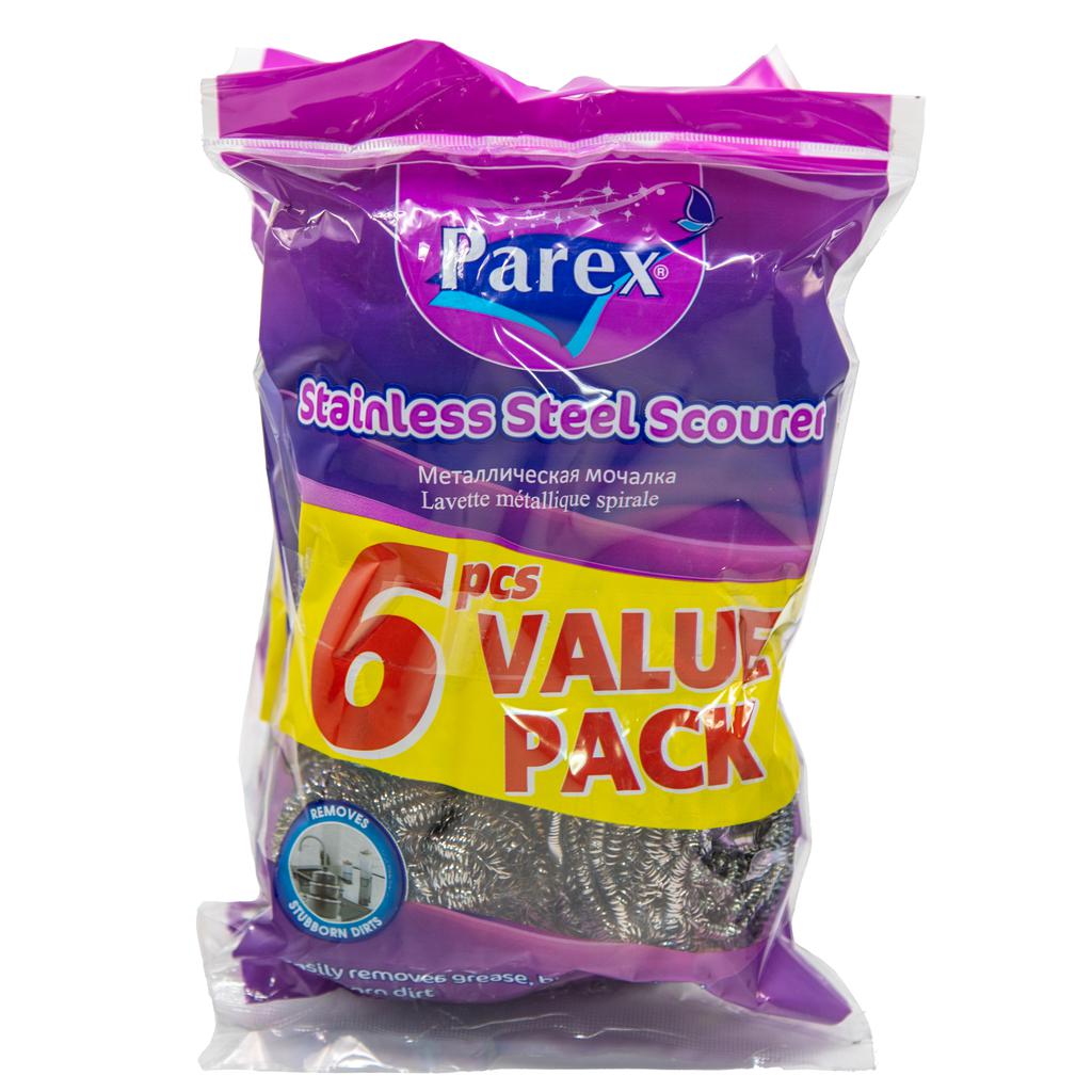 Parex Stainless Steel Sponge 2 Packs / 6 Units