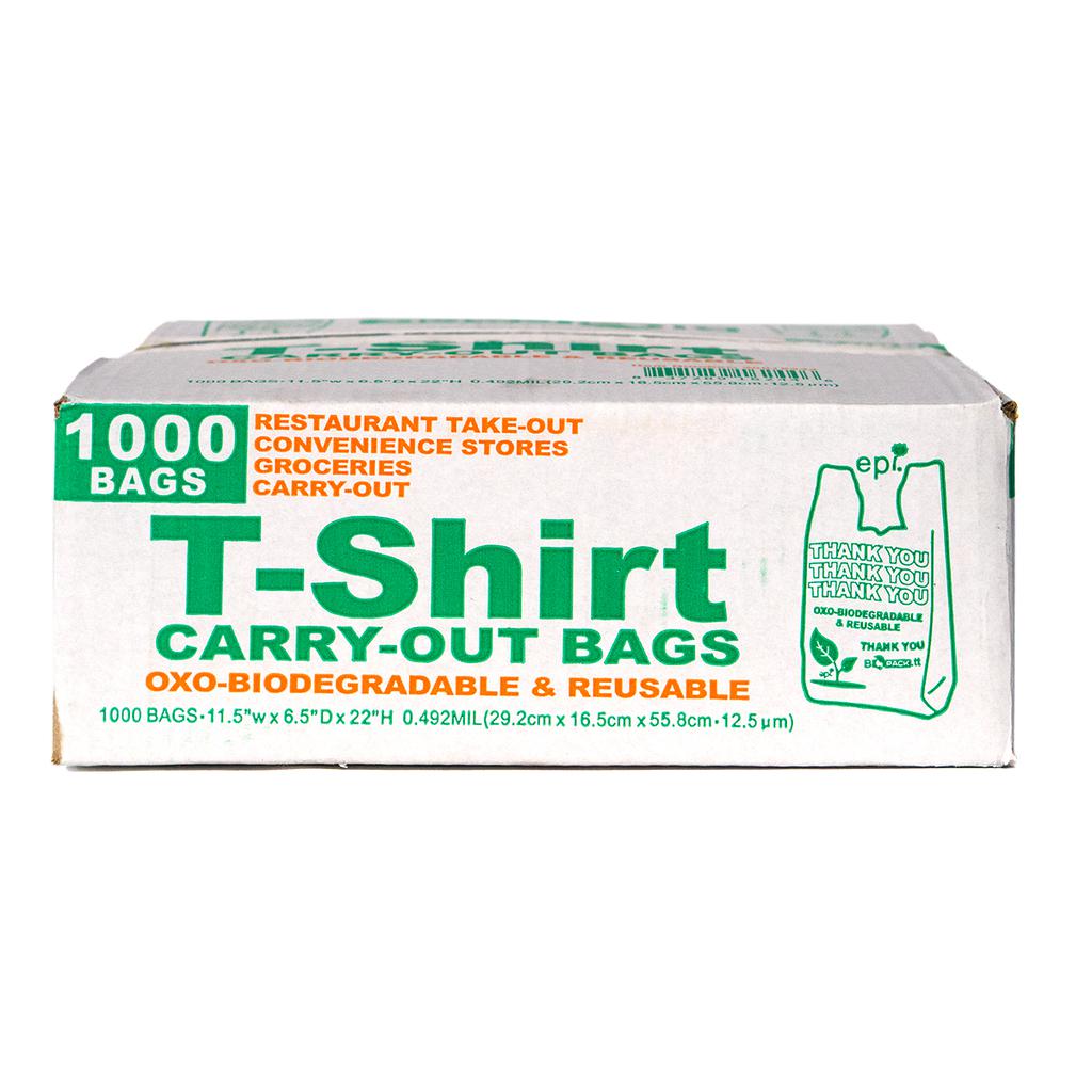 BioPack T-Shirt Bags 1000 Units