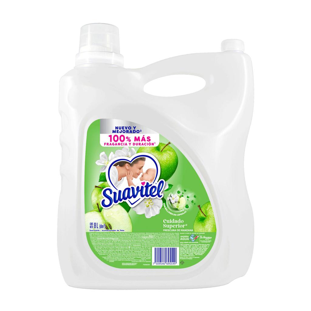 Suavitel Suavizante Frescura de Manzana Cuidado Superior 8 L