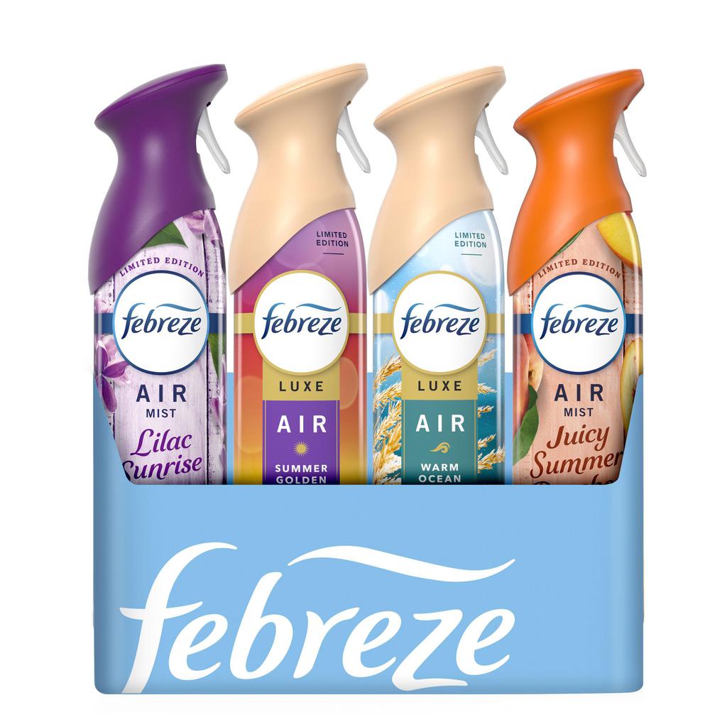 Febreze Air Effects Spray Air Freshener Spring Scents 4 Units 240 mL / 8.1 oz