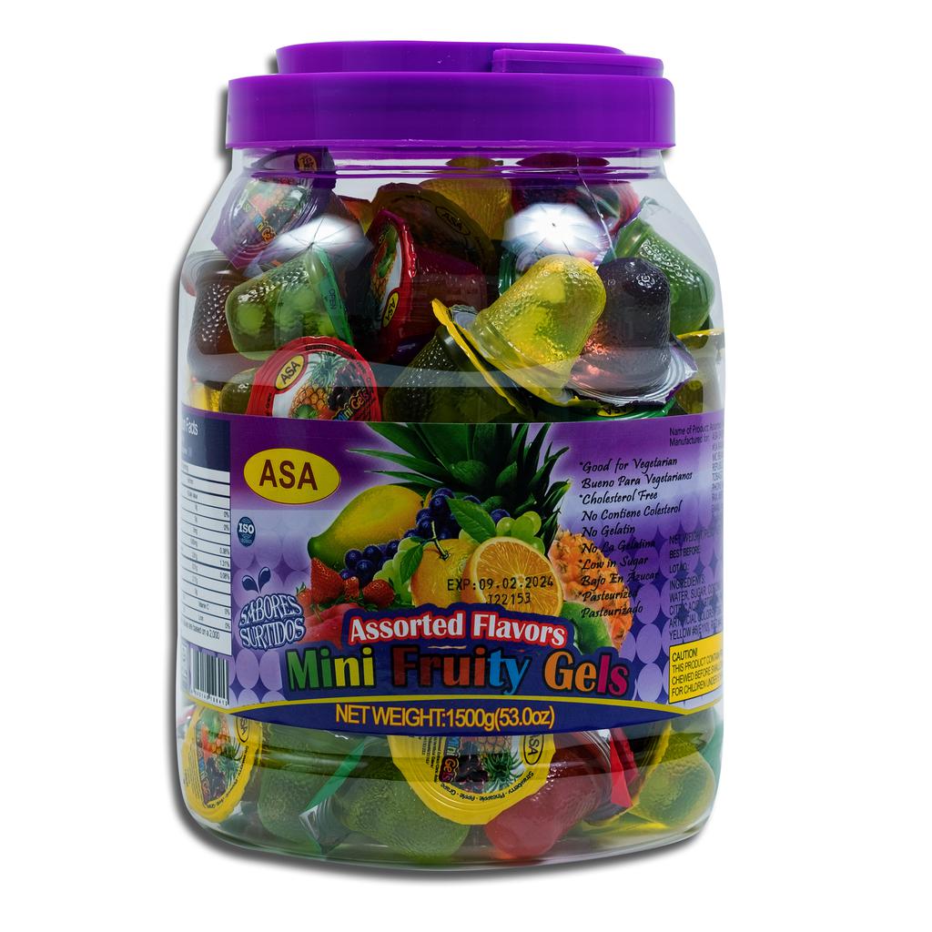 ASA Assorted Flavors Mini Fruity Gels 1.5 kg / 53 oz