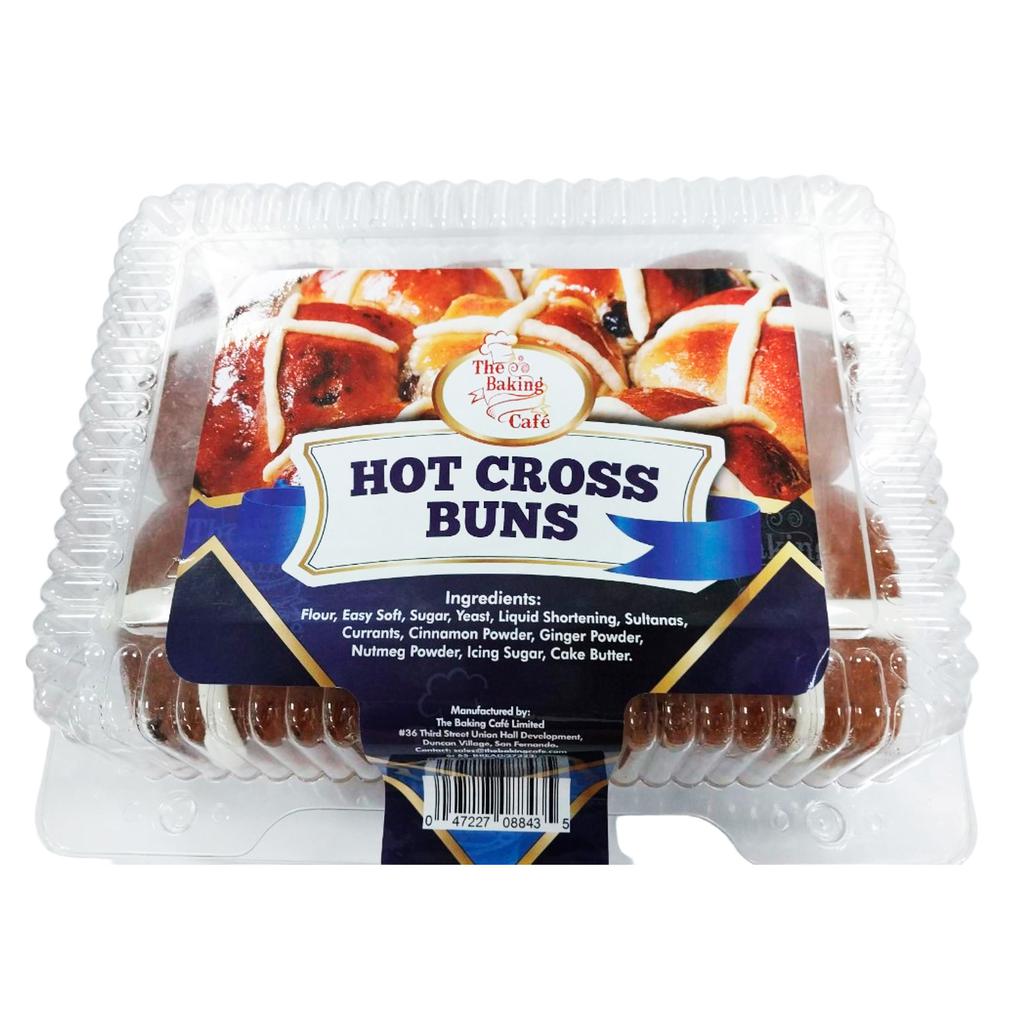 The Baking Café Cross Buns 6 Units / 70 g / 0.15 lb