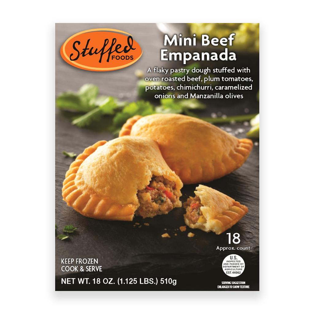 Stuffed Foods Frozen Mini Beef Patty 18 Units / 28.3 g / 1 oz