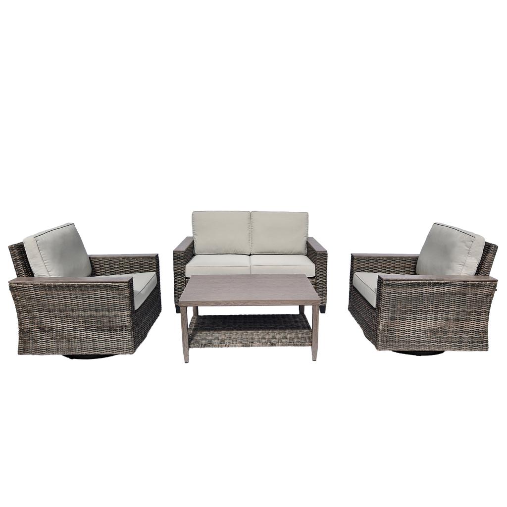 Member's Selection Set Outdoor Living Room Set 4 Pieces