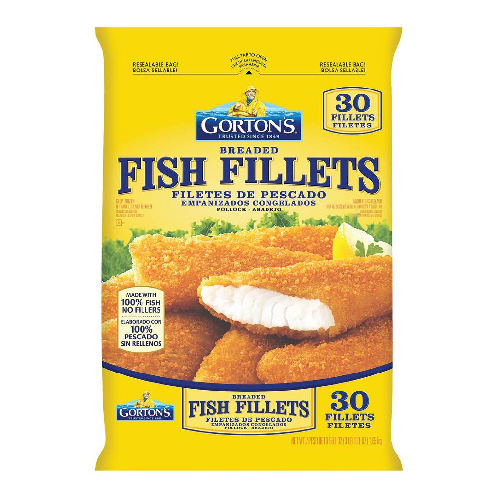 Gorton'S Filetes de Pescado Apanados 30 Unidades / 55 g / 1.9 oz