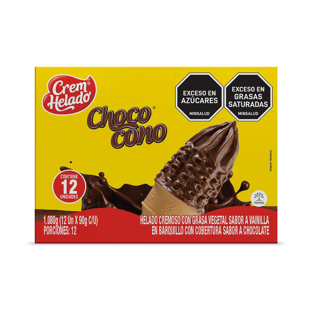 Crem Helado Helado Choco Cono 12 Unidades / 90 g / 3.1 oz