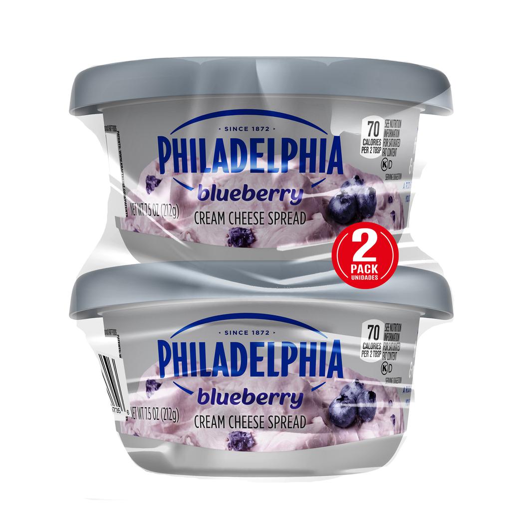 Philadelphia Blueberry Cream Cheese Spread 2 Units / 212 g / 7.5 oz