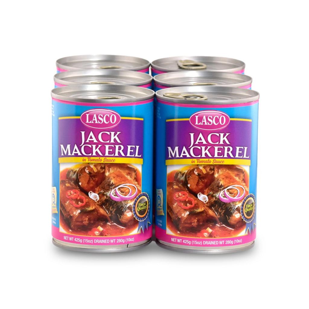 Lasco Jack Mackerel in Tomato Sauce 6 Units / 425 g