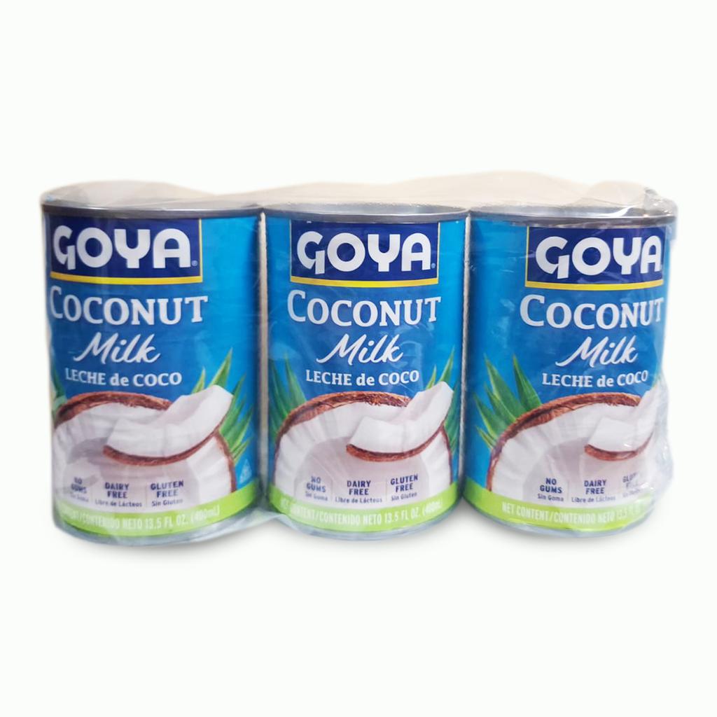 Goya Leche de Coco 3 Unidades / 400 mL / 13.5 oz