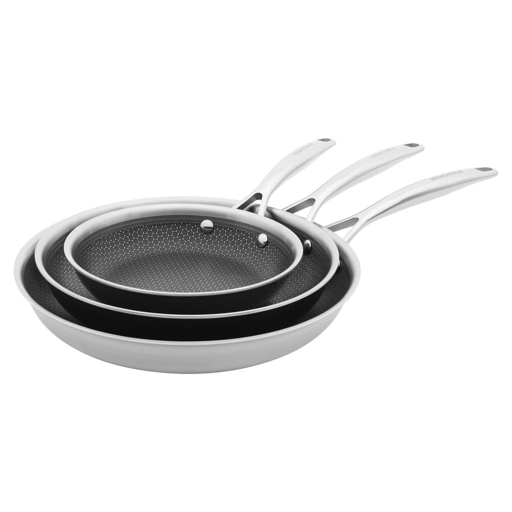 Henckels Stainless Steel Nonstick Fry Pan Set 3 Pieces