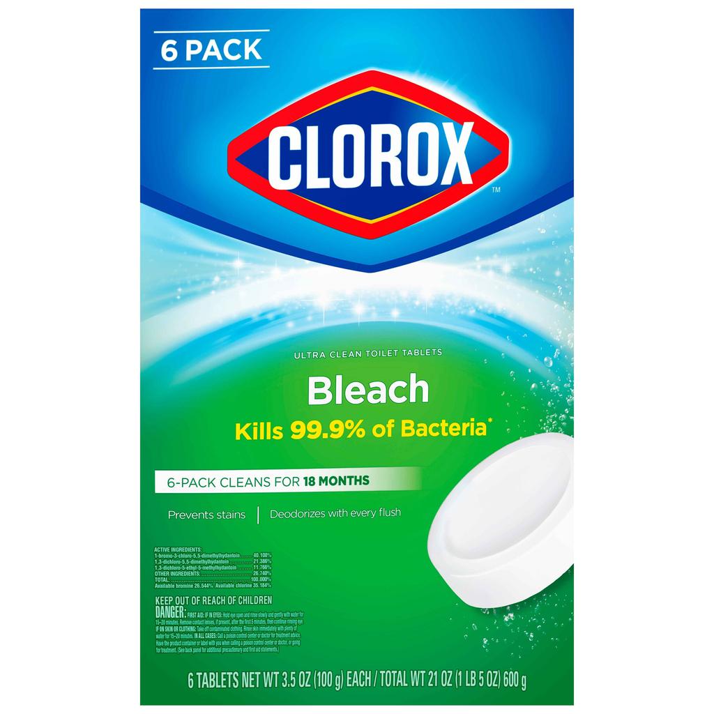 Clorox Limpiador de Inodoros 6 Unidades / 100 g