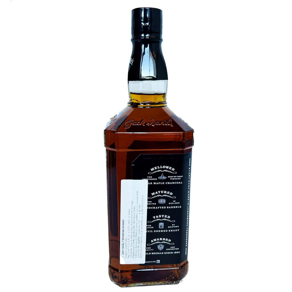 Jack Daniel's Whisky Tennessee Etiqueta Negra 1 L / 33.81 oz