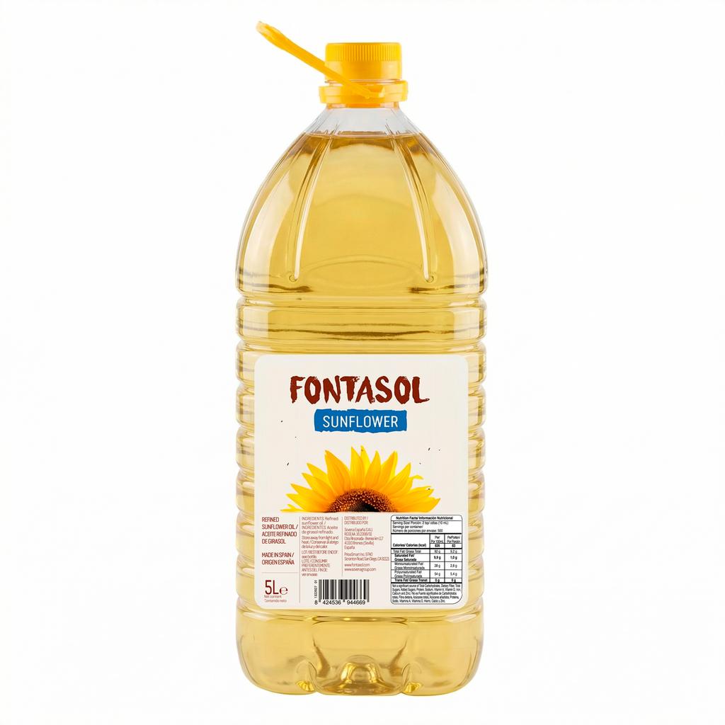 Fontasol Aceite de Girasol 5 L / 169 oz
