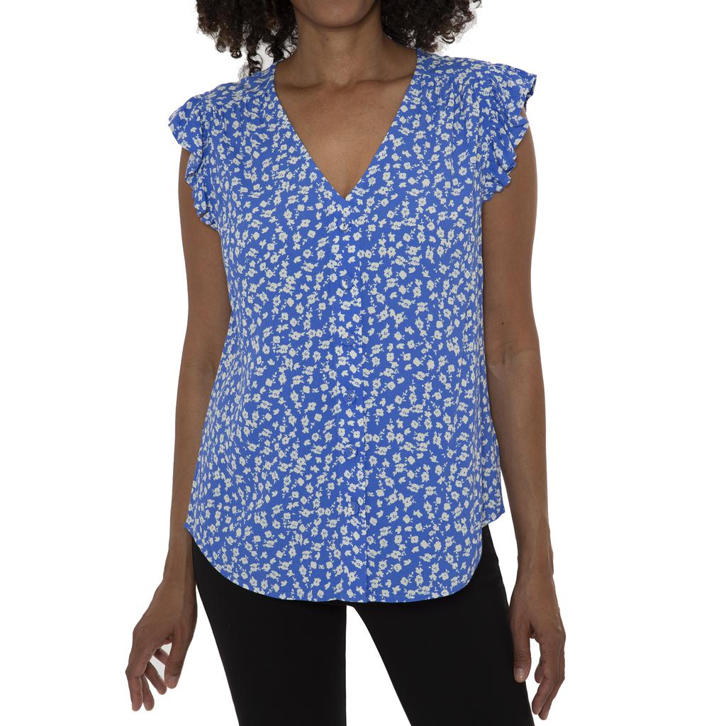 Mario Serrani Italy Blusa Manga Corta para Mujer
