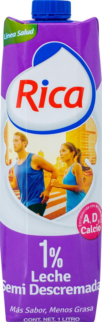 Rica Leche Semidescremada 12 Unidades12 LT