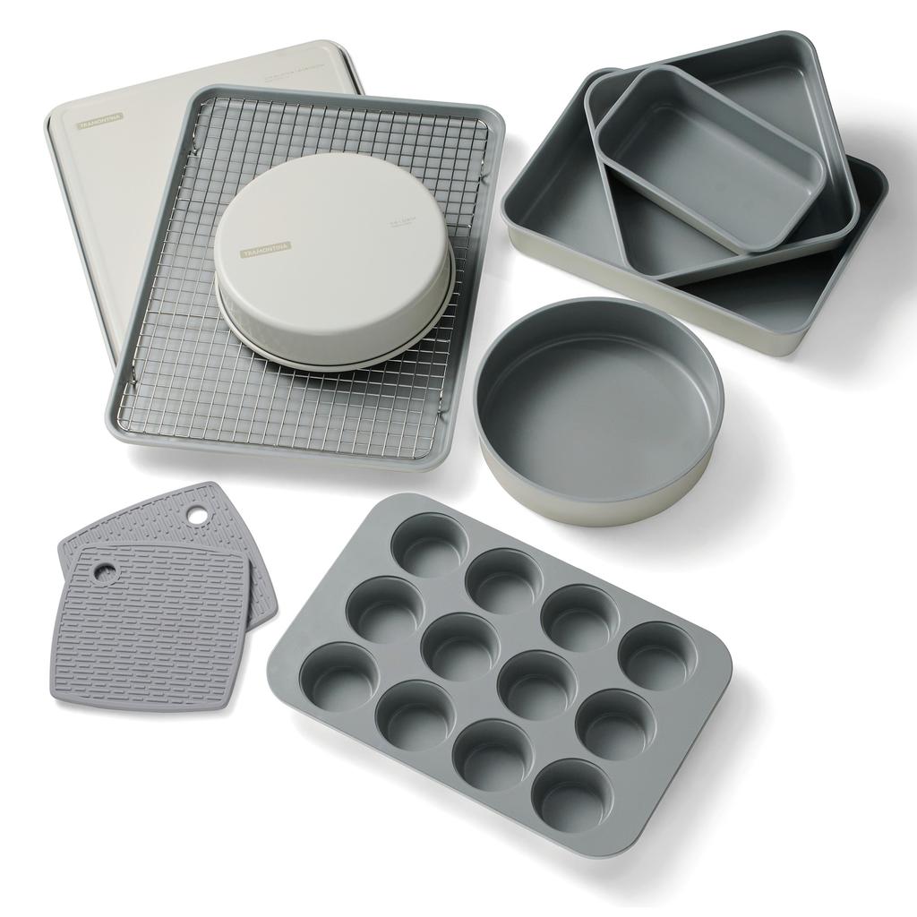 Tramontina Nonstick Ceramic Bakeware Set, Trays and Cooling Rack 9 Pieces
