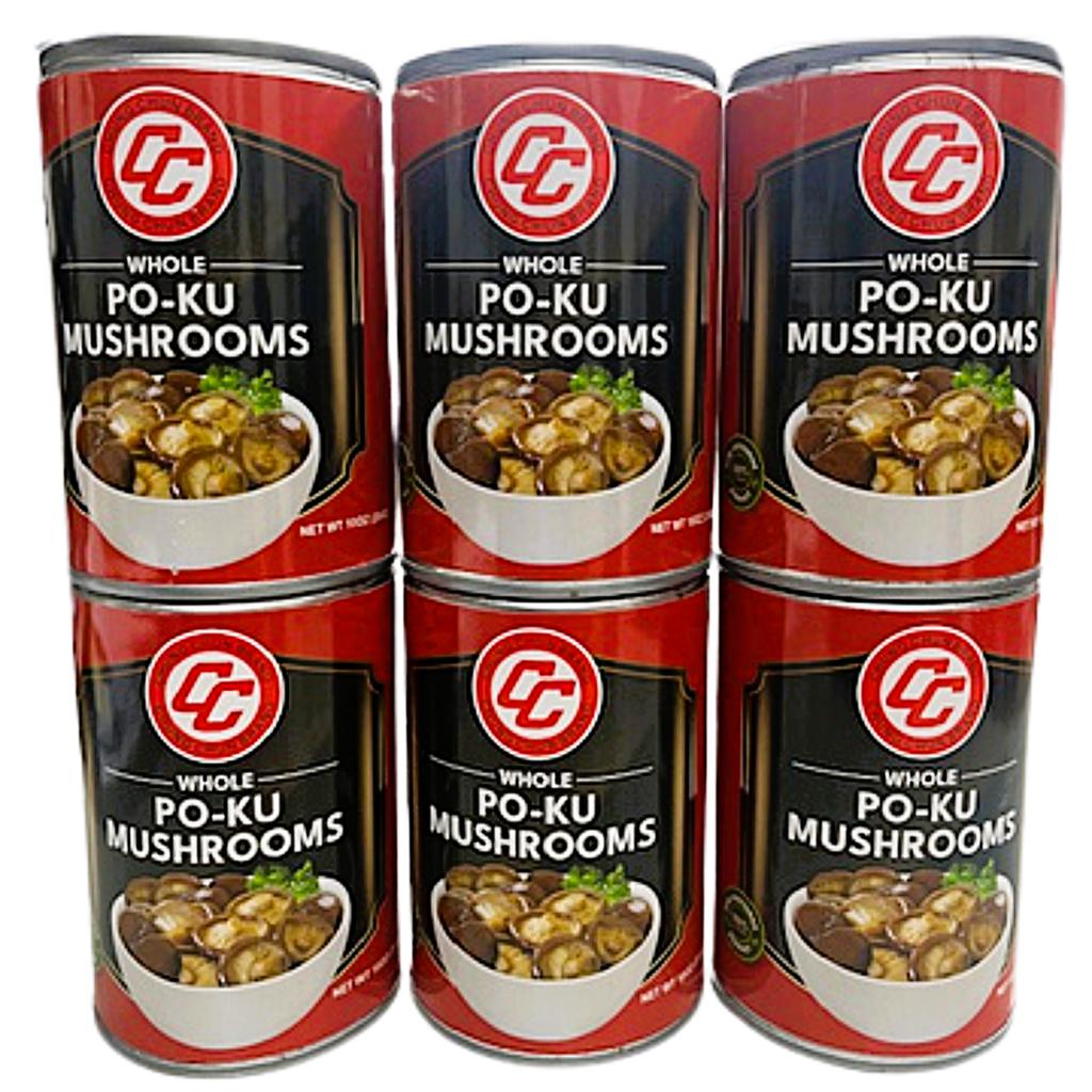 Chung Chun Whole Poku Mushrooms Canned 6 Units