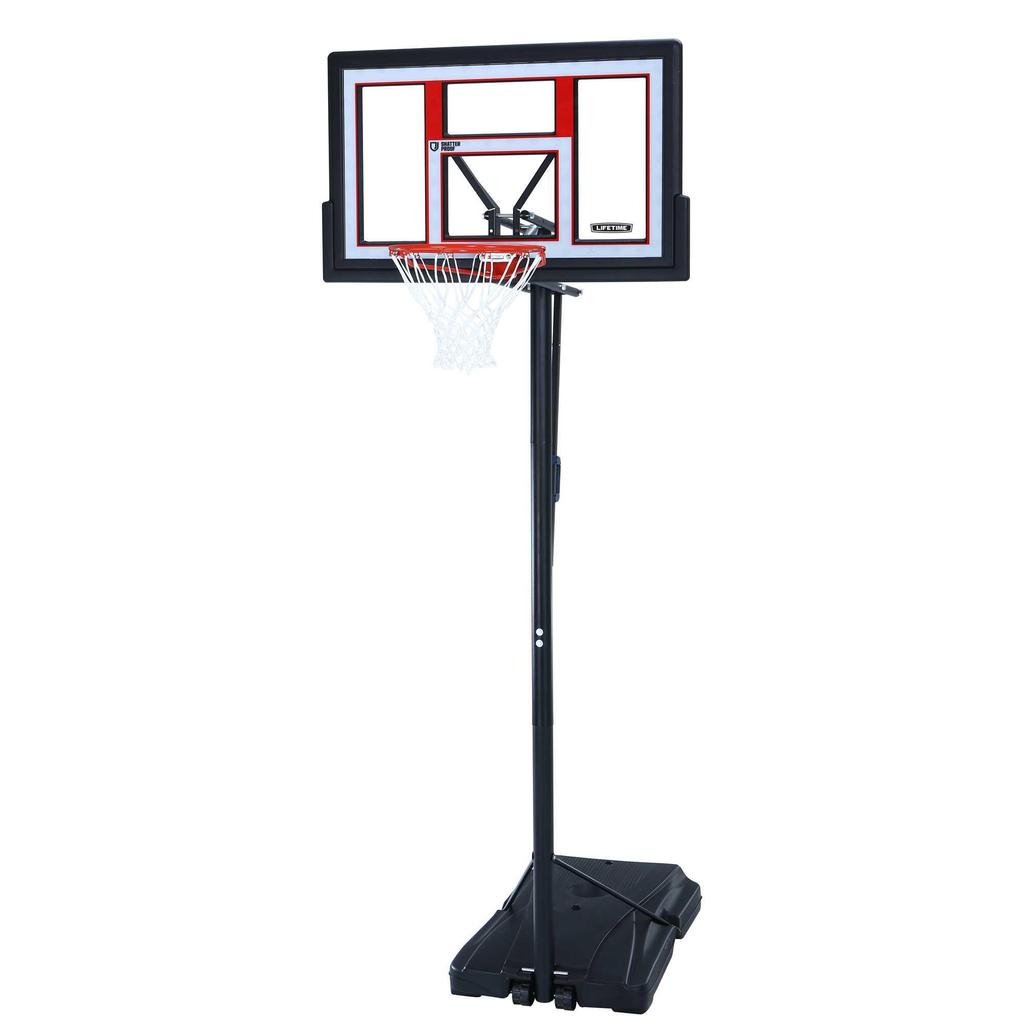 Lifetime Adjustable Portable Basketball Hoop 223 cm x 127 cm x 304 cm / 88" x 50" x 120"