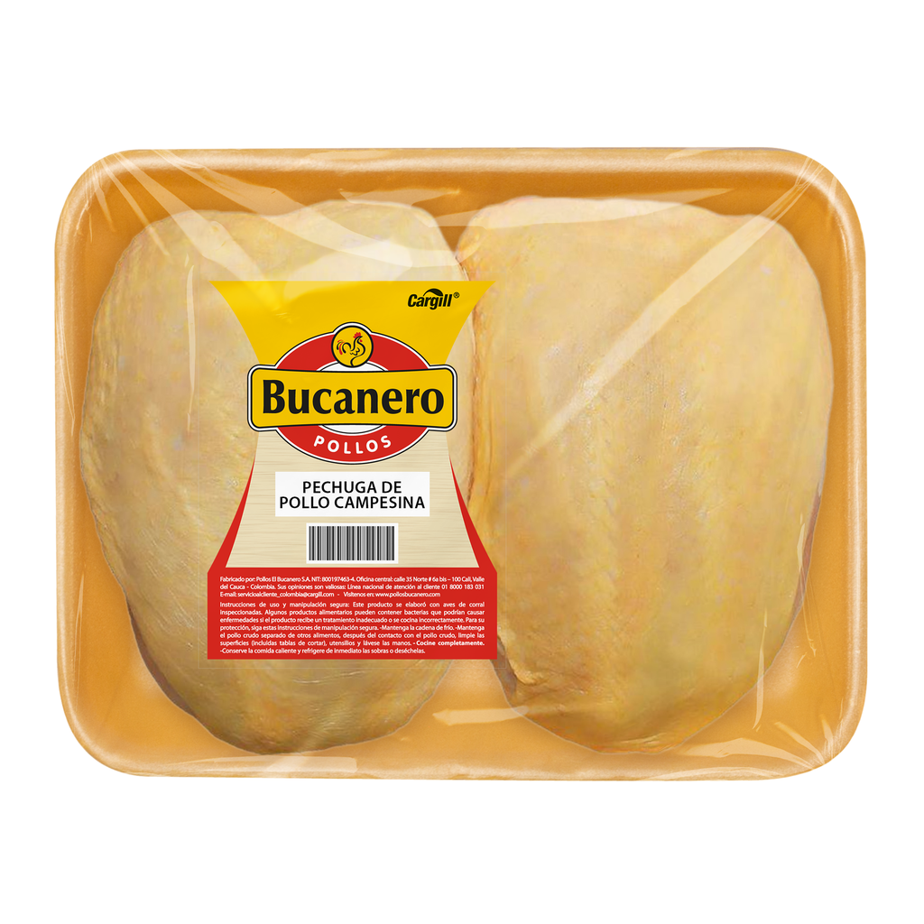 Bucanero Pechuga Campesina Bandeja x Kg