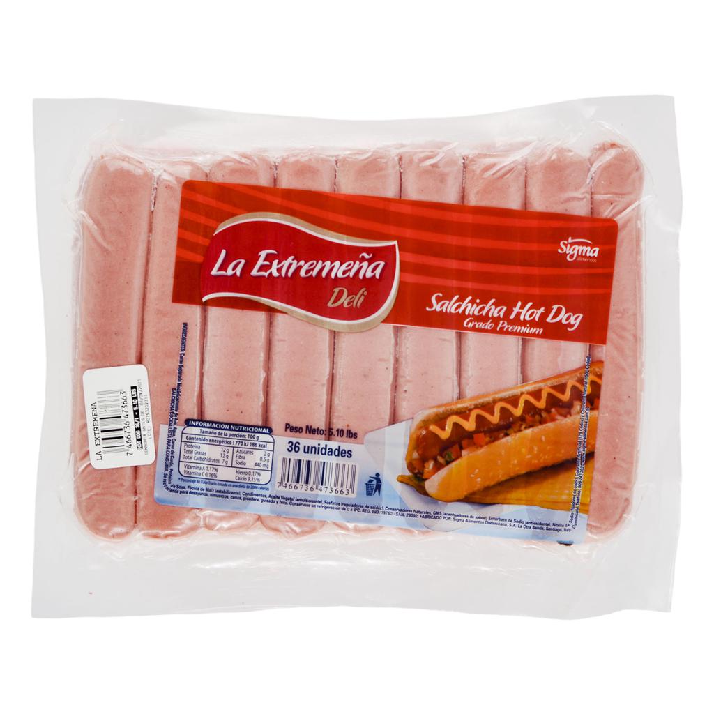 La Extremeña Salchicha Hot Dog36 UND