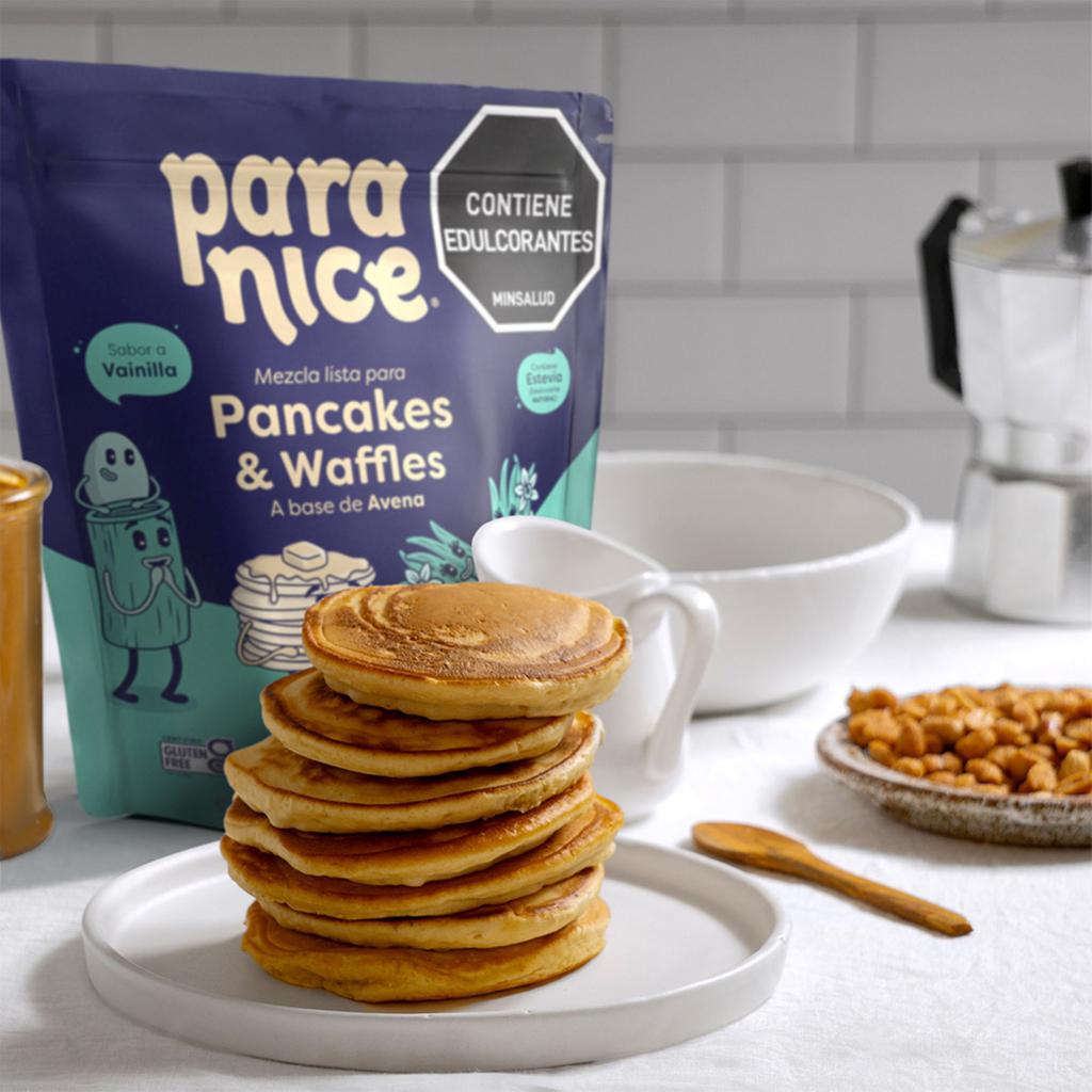 Paranice Oat-Based Pancake and Waffle Mix with Vanilla Flavor 907