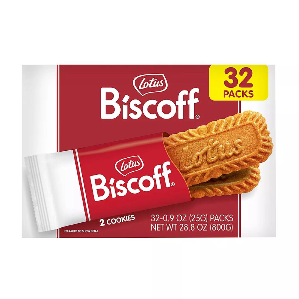 Lotus Biscoff Caramel Flavored Cookie 32 Units / 25 g / 0.9 oz