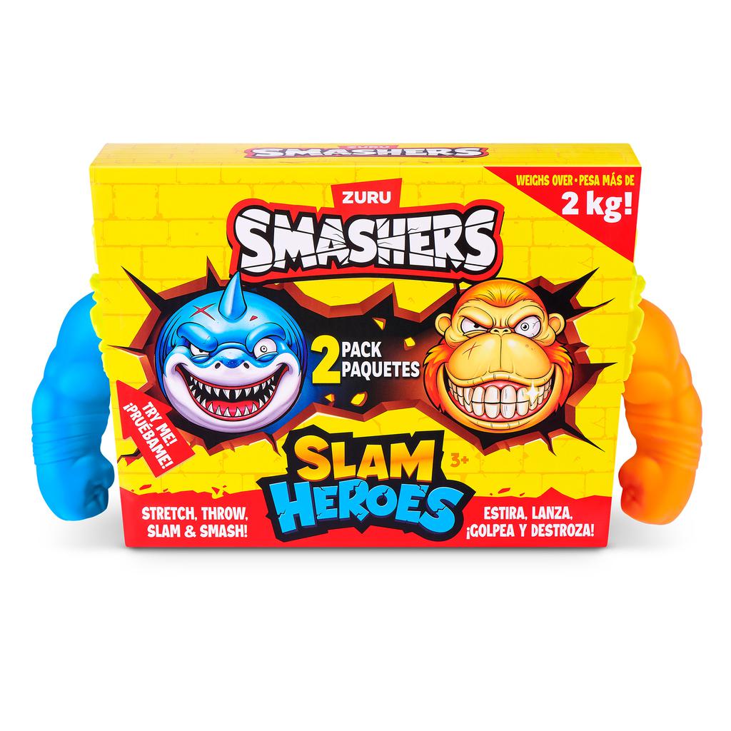 Smashers Slam Heroes Flexible Gorilla Toy 2 Units