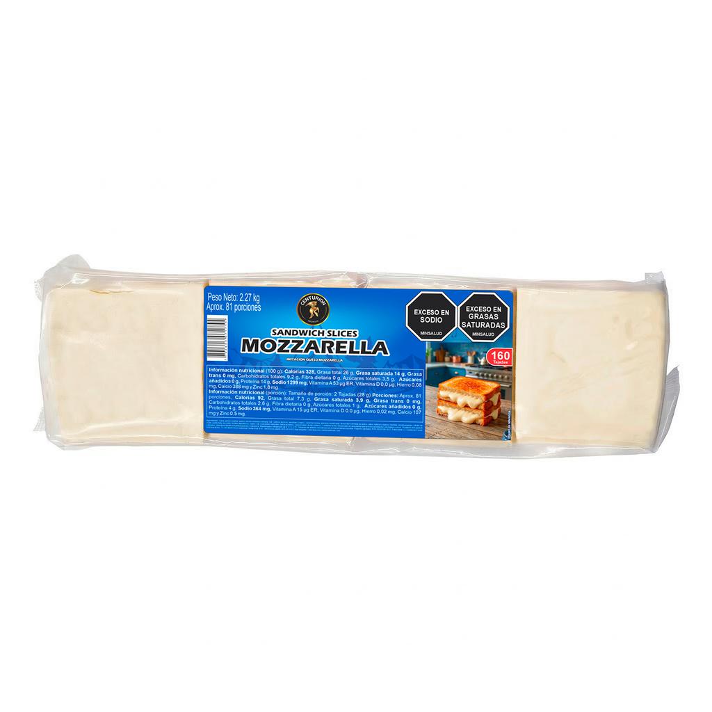 Centurion Queso Tipo Mozzarella 2.27 kg / 5 lb