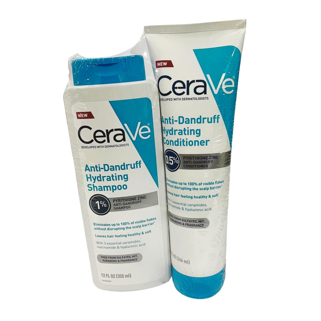 Cerave Hydrating Anti-Dandruff Shampoo And Conditioner 2 Units