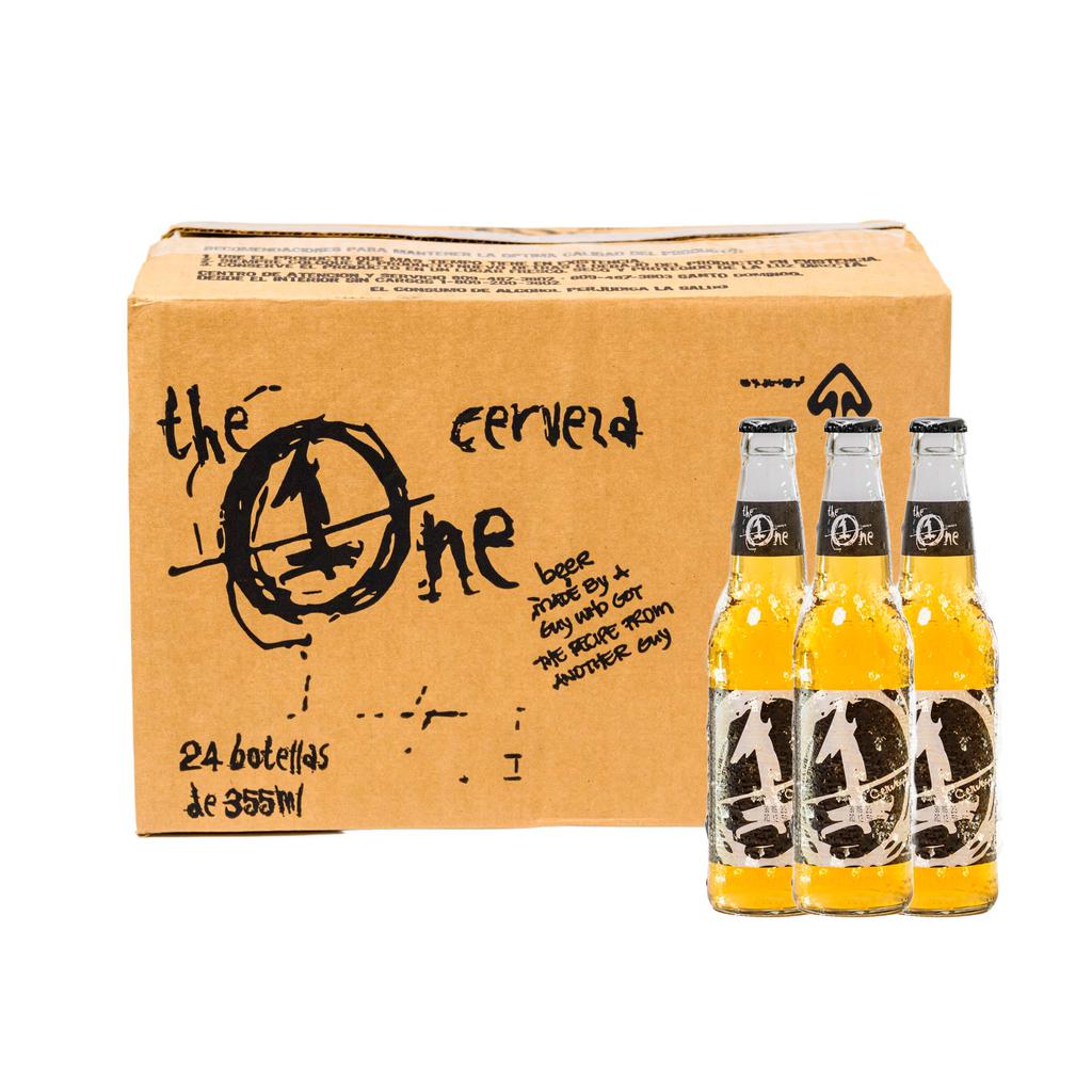 The One Cerveza Tipo Pilsener con Notas Suaves 24 Unidades / 355 ml / 12 oz