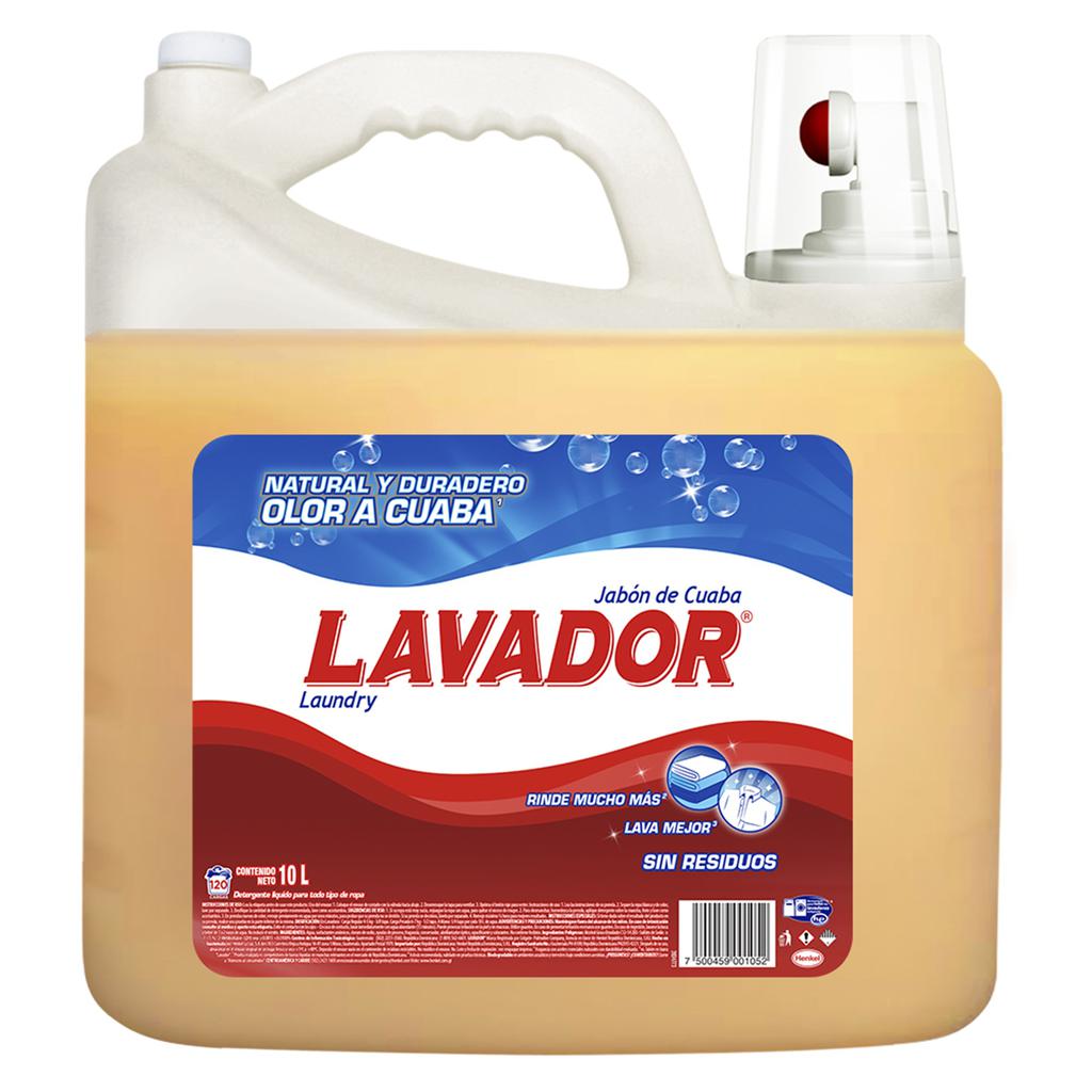 Lavador Jabón Líquido para Ropa Olor Cuaba 10 L / 338 oz