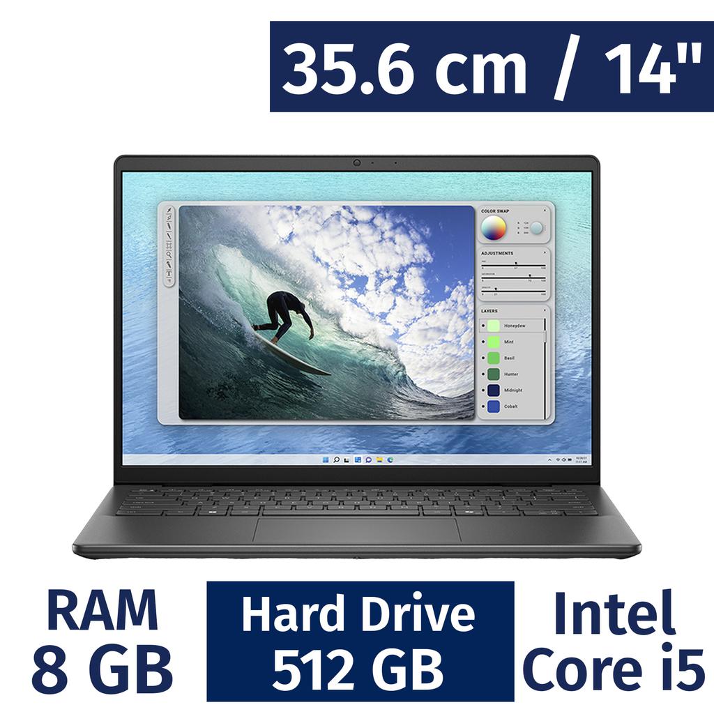 Dell 35.6 cm / 14" Inches Laptop Intel Core i5 8 Gigabytes / 512 Gigabytes i5440-5463BLK-PUS