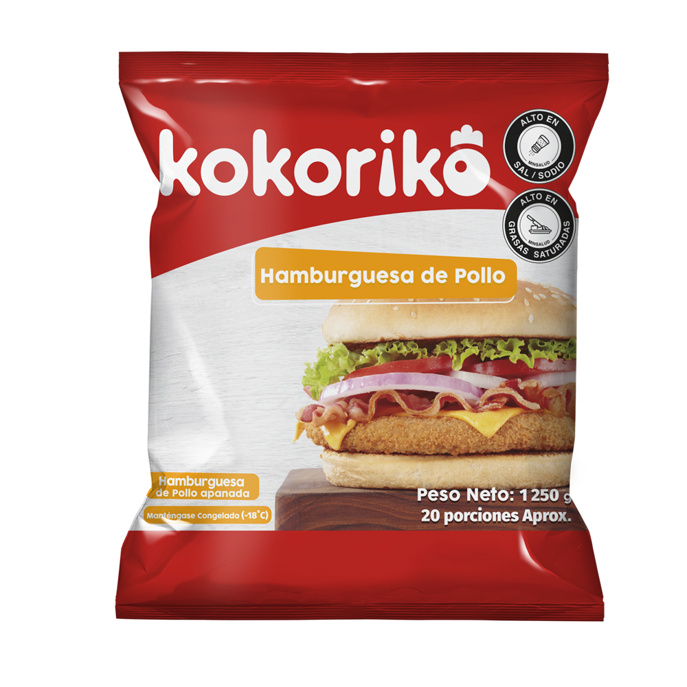Kokoriko Crispy Chicken Patties 10 Units / 125g