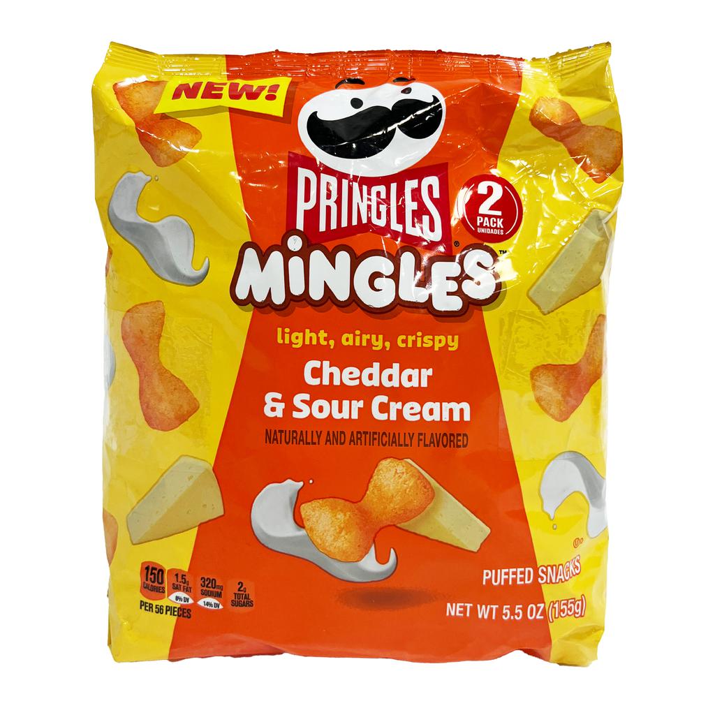 Pringles Mingles Cheddar and Sour Cream Puffed Snacks 2 Units / 155 g / 5.5 oz
