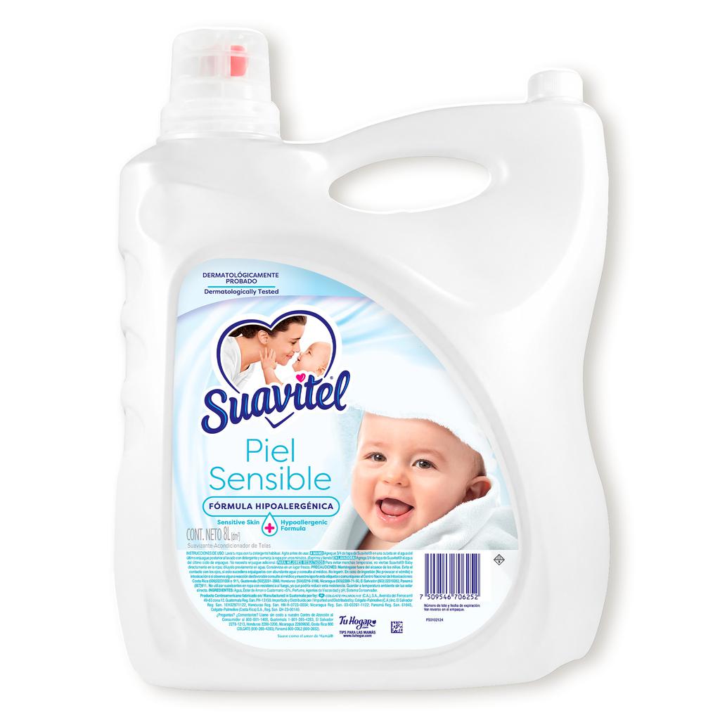 Suavitel Suavizante de Telas Piel Sensible 150 Lavadas / 8 L / 270 oz